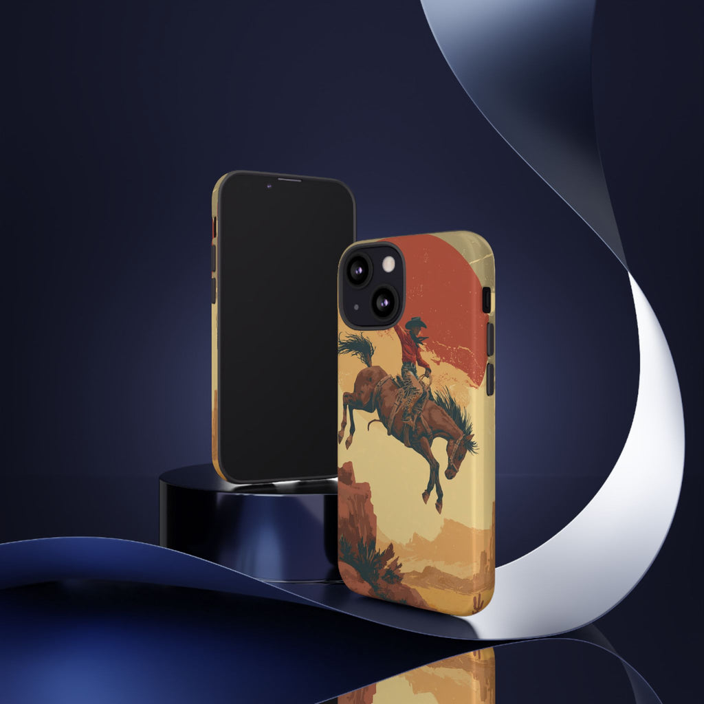 Cowboy Phone Case - Wild West Style, Tough Protection for Outdoor Lovers