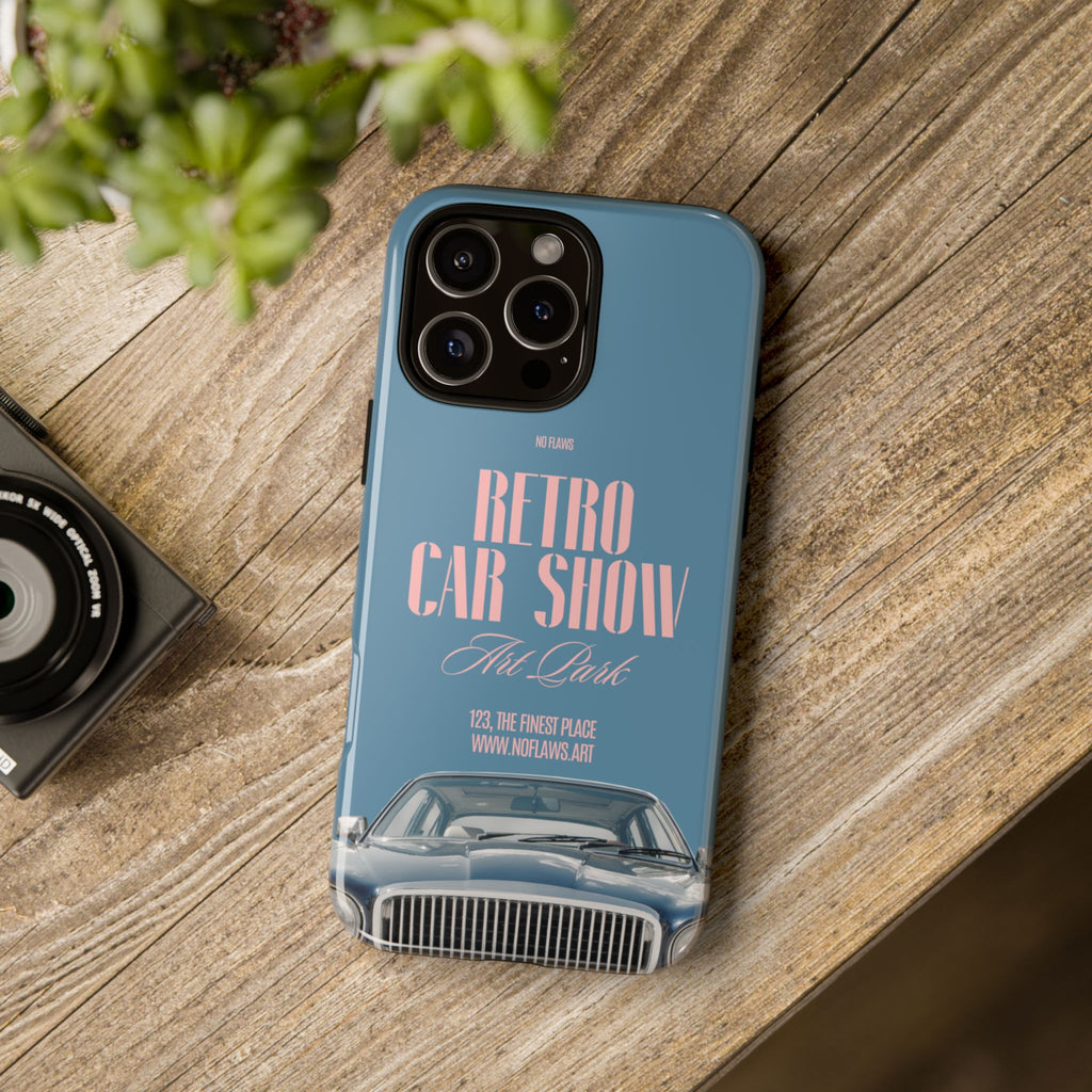 Retro Car Show Phone Case — Vintage Classic Auto Design