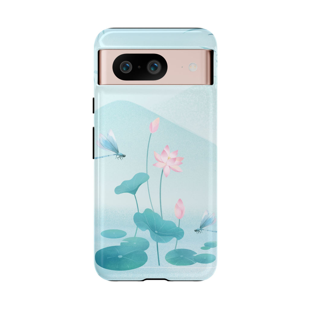 Lotus Pond Phone Case — Serene Floral iPhone Protective Cover