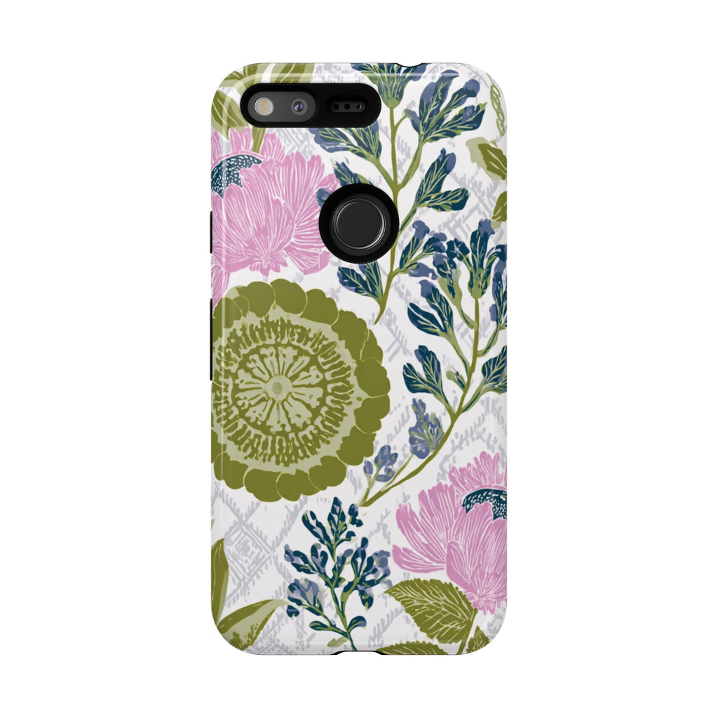 Floral Phone Case, Tough Cases with Elegant Design, Stylish Phone Accessories