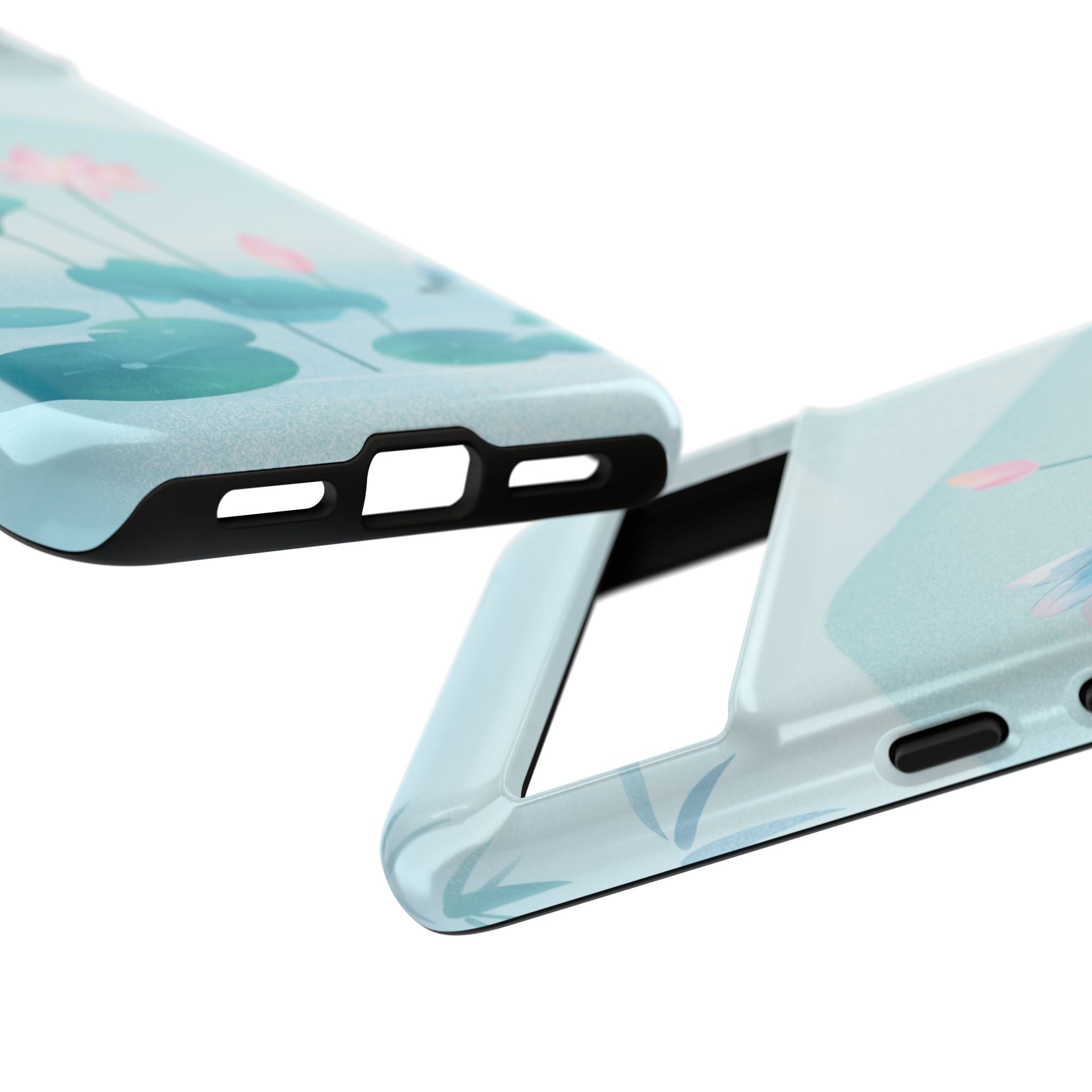 Lotus Pond Phone Case — Serene Floral iPhone Protective Cover