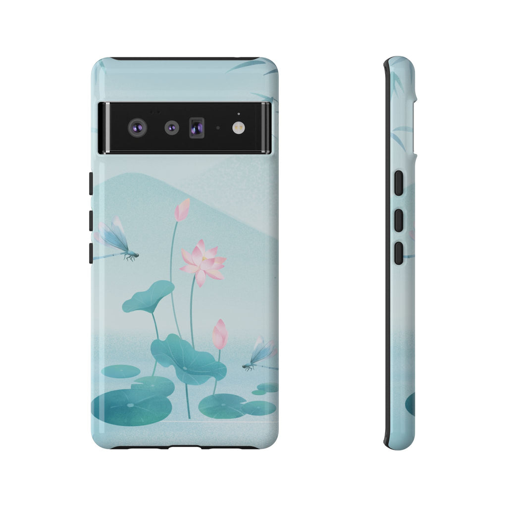 Lotus Pond Phone Case — Serene Floral iPhone Protective Cover