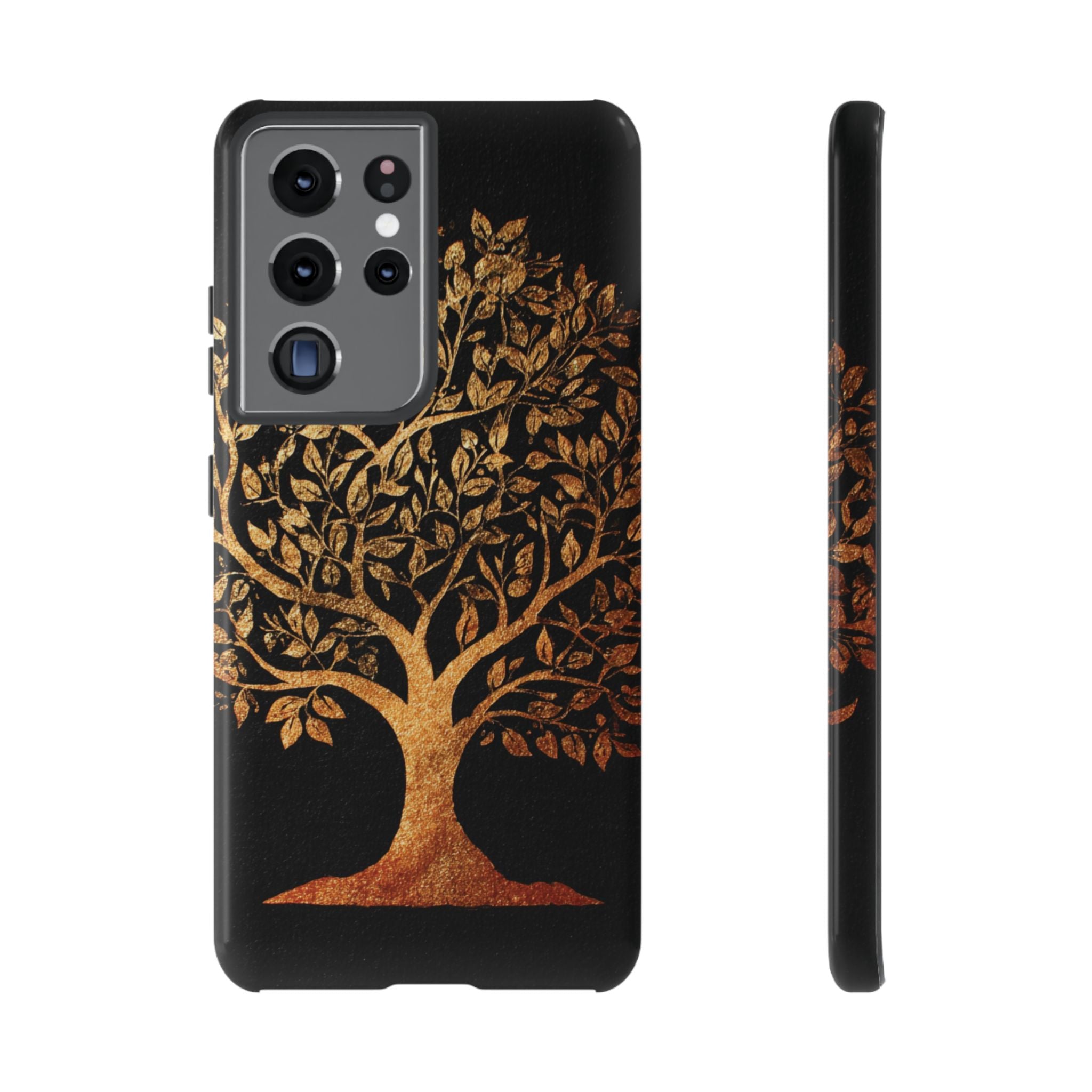 Golden Tree Phone Case, Tough Cases, Nature Lover Gift