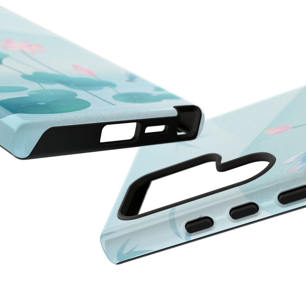 Lotus Pond Phone Case — Serene Floral iPhone Protective Cover