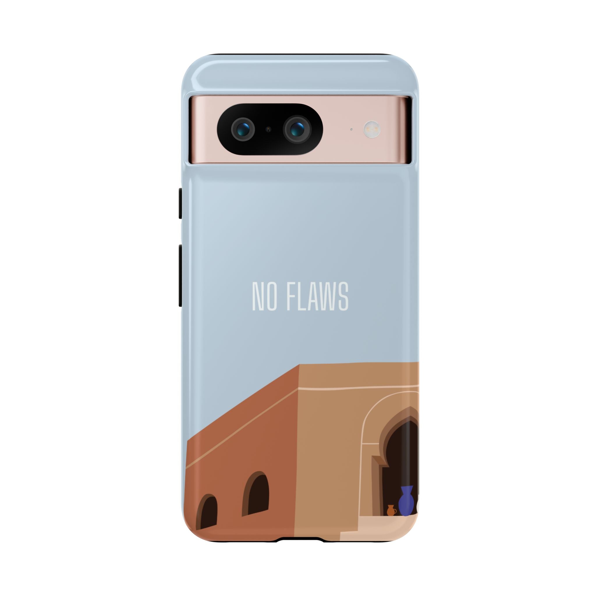 Minimal Desert Illustration “No Flaws” Protective Tough Case