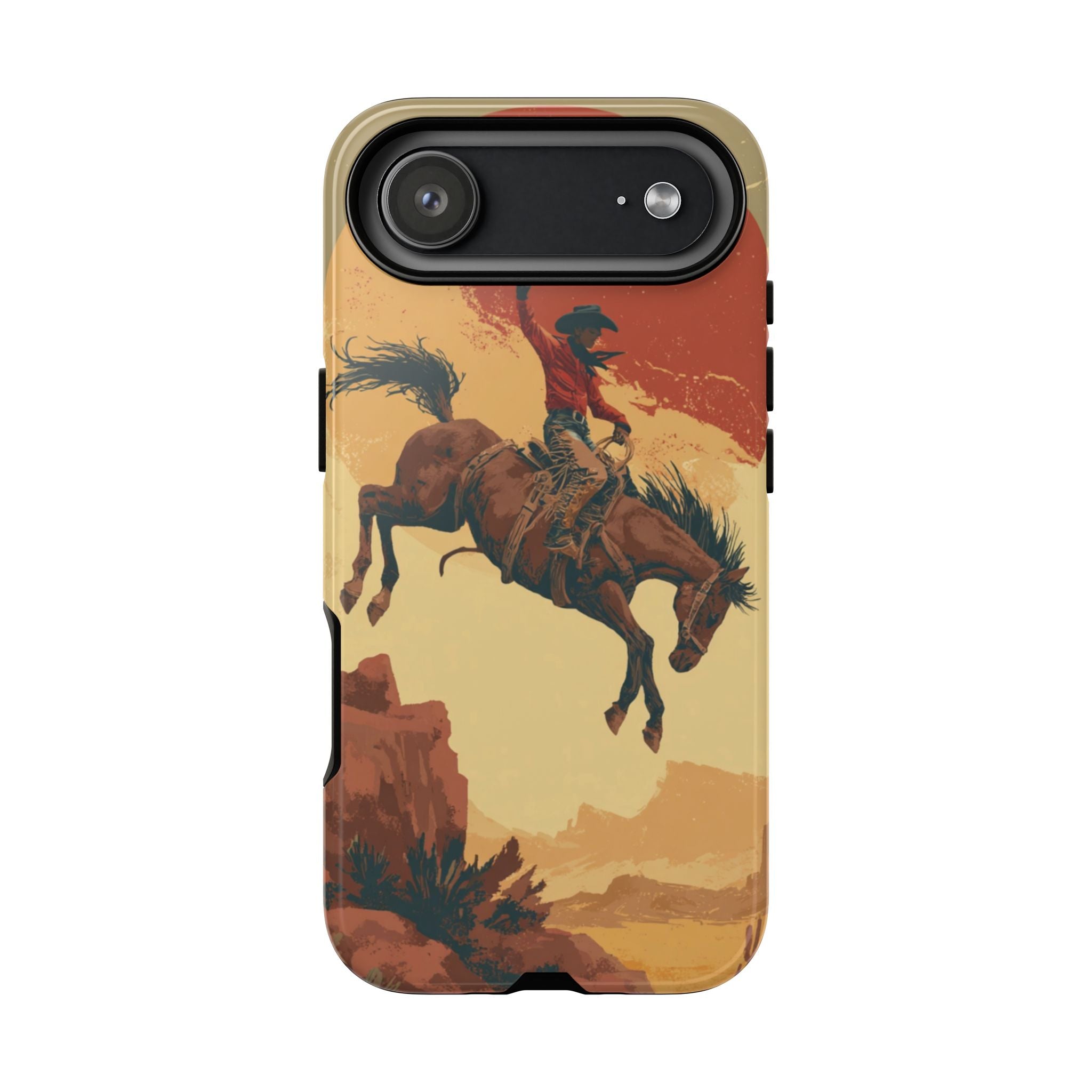 Cowboy Phone Case - Wild West Style, Tough Protection for Outdoor Lovers