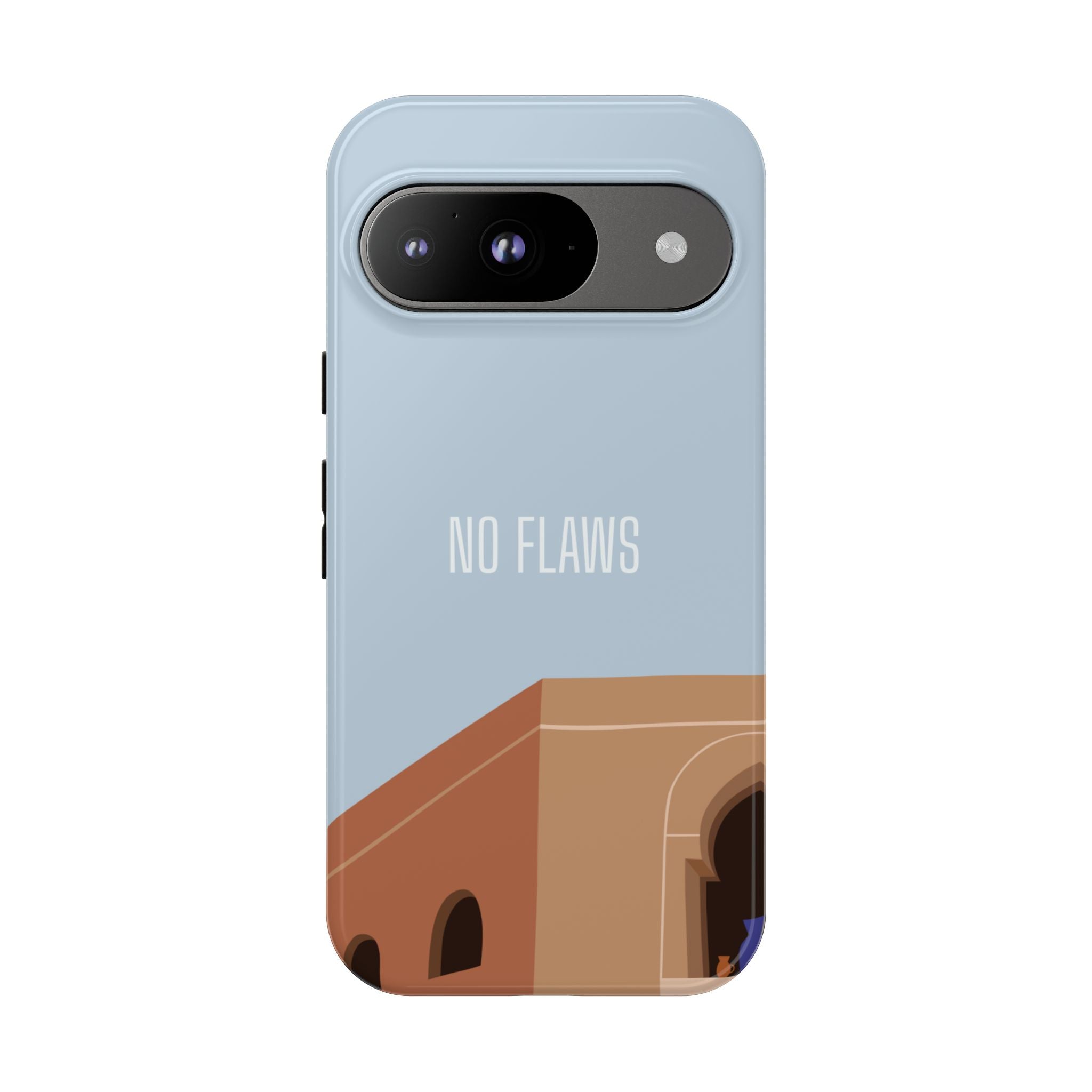 Minimal Desert Illustration “No Flaws” Protective Tough Case