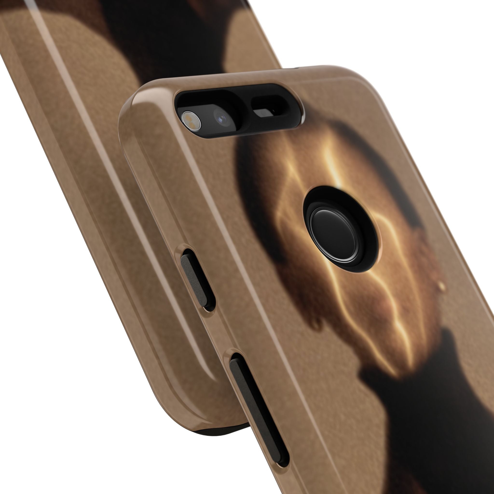 Stylish Phone Case with Artistic Design, Fashion Tech Accessory, Tough Cases
