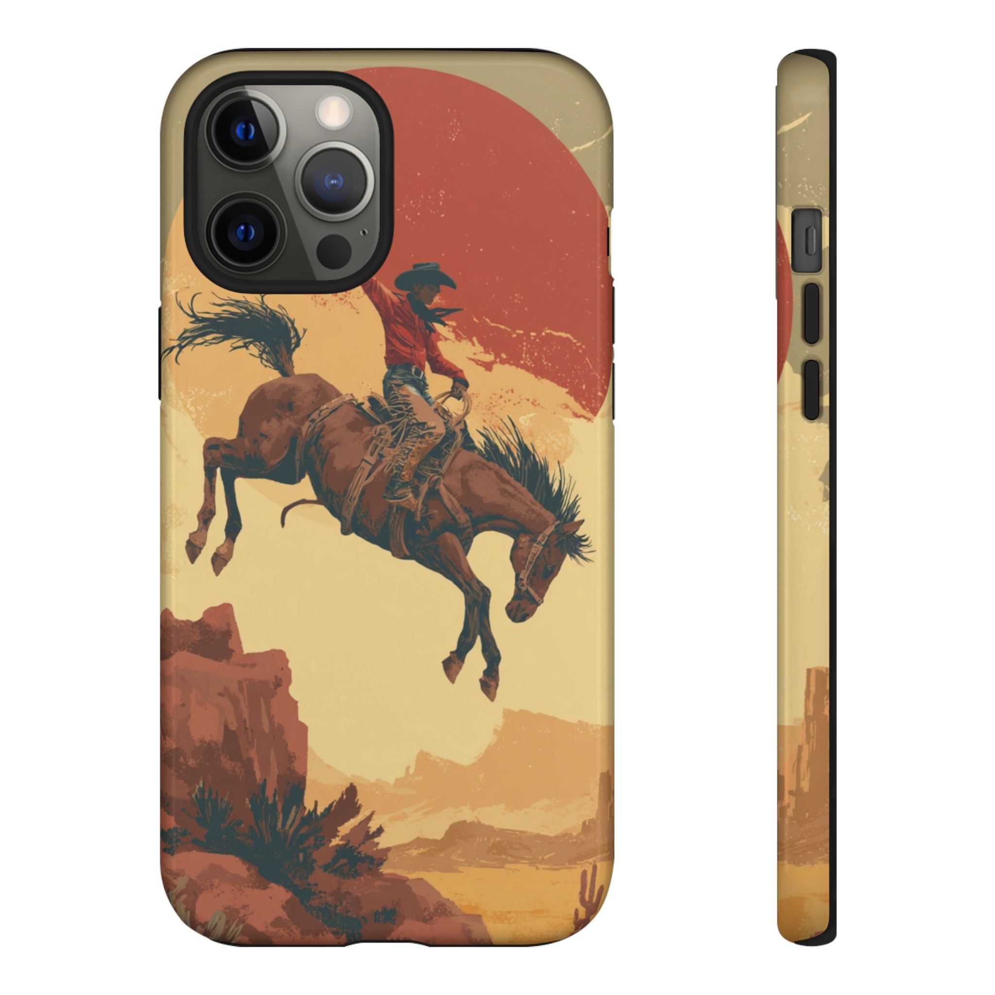 Cowboy Phone Case - Wild West Style, Tough Protection for Outdoor Lovers