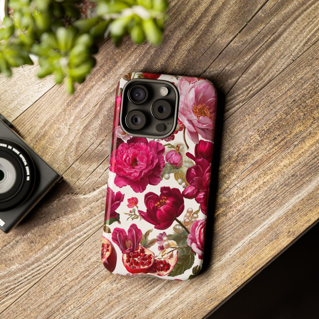 Floral Phone Case, Tough Floral Case, Flower Design