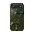 Green Botanical Phone Case, Floral Phone Cover, Nature Lover Gift