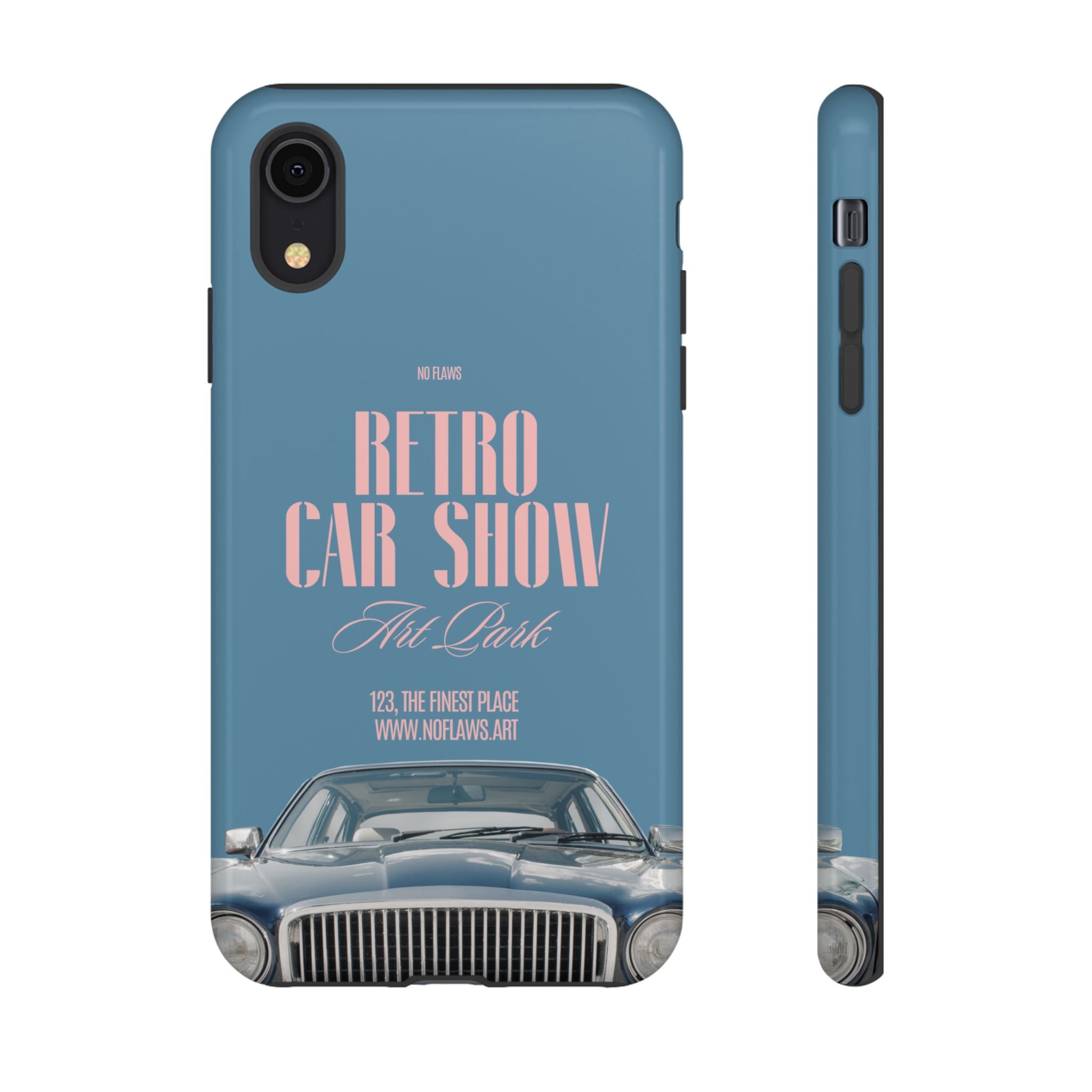 Retro Car Show Phone Case — Vintage Classic Auto Design