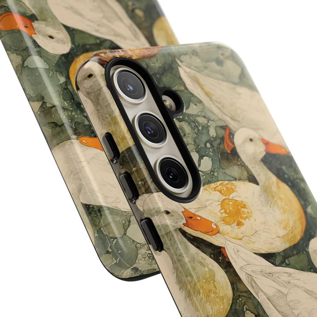 Duck-Themed Phone Case, Quirky Phone Cover, Nature Lover Gift