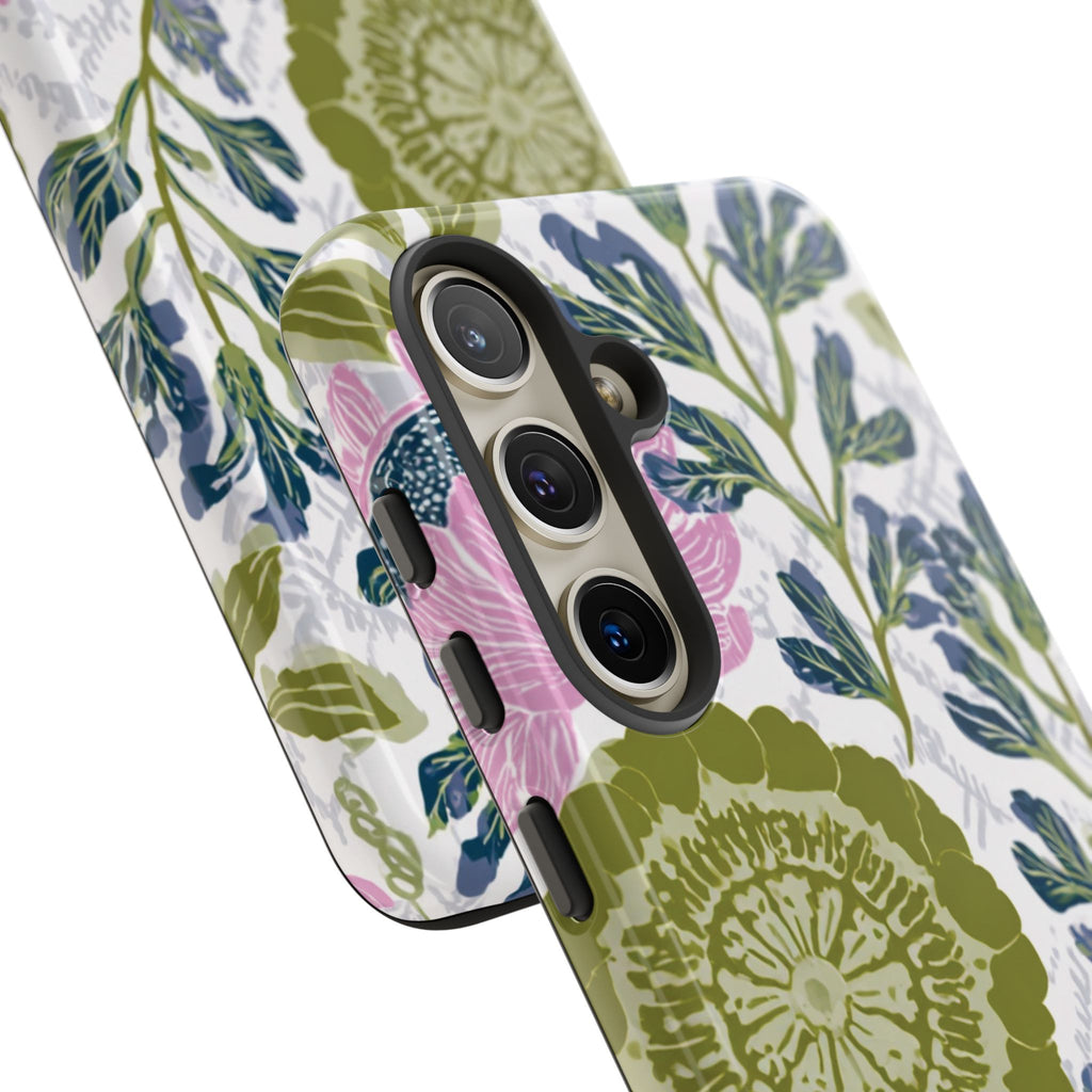 Floral Phone Case, Tough Cases with Elegant Design, Stylish Phone Accessories