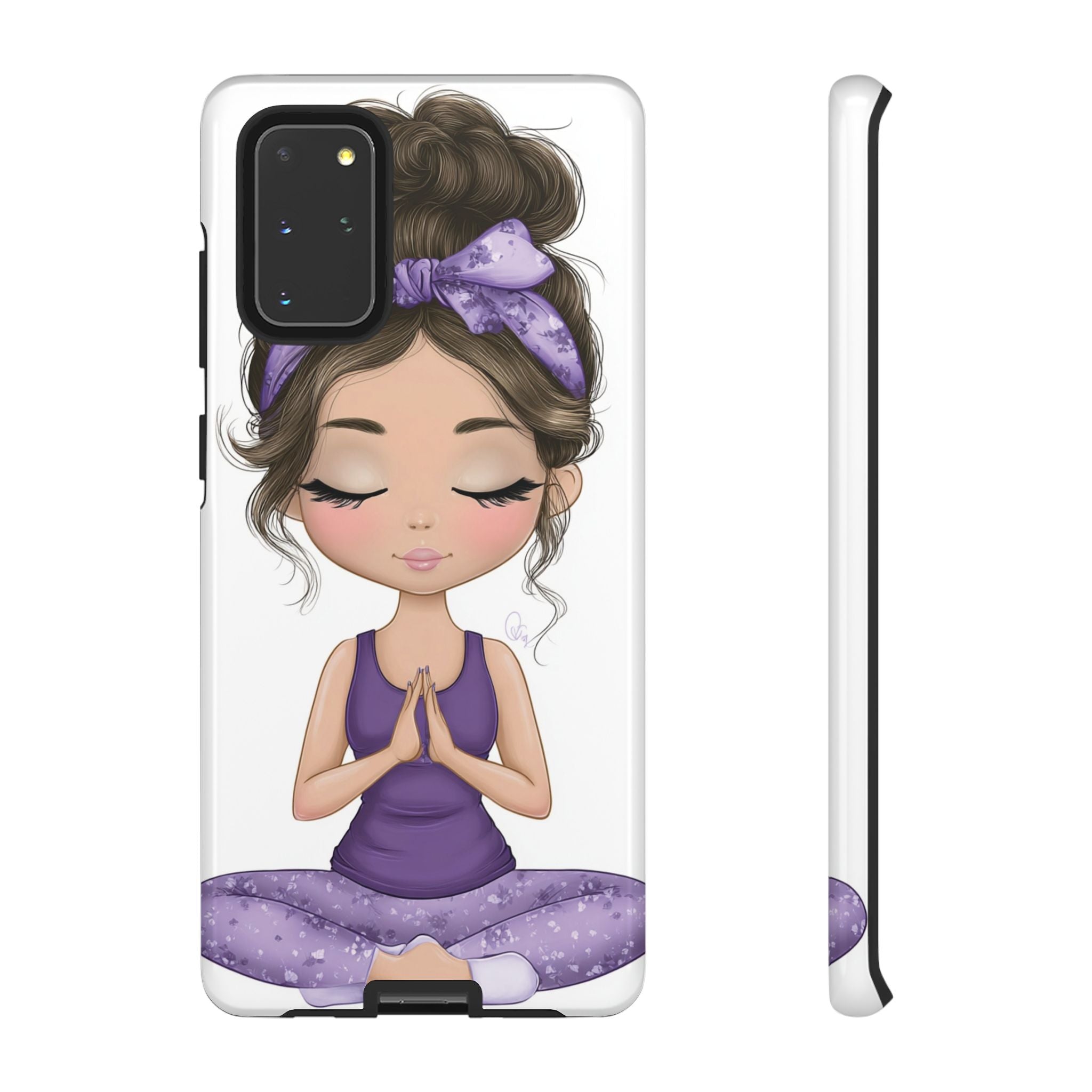 Yoga Phone Case for Mindfulness Gift for Yogis, Meditation Accessory, Zen Vibe
