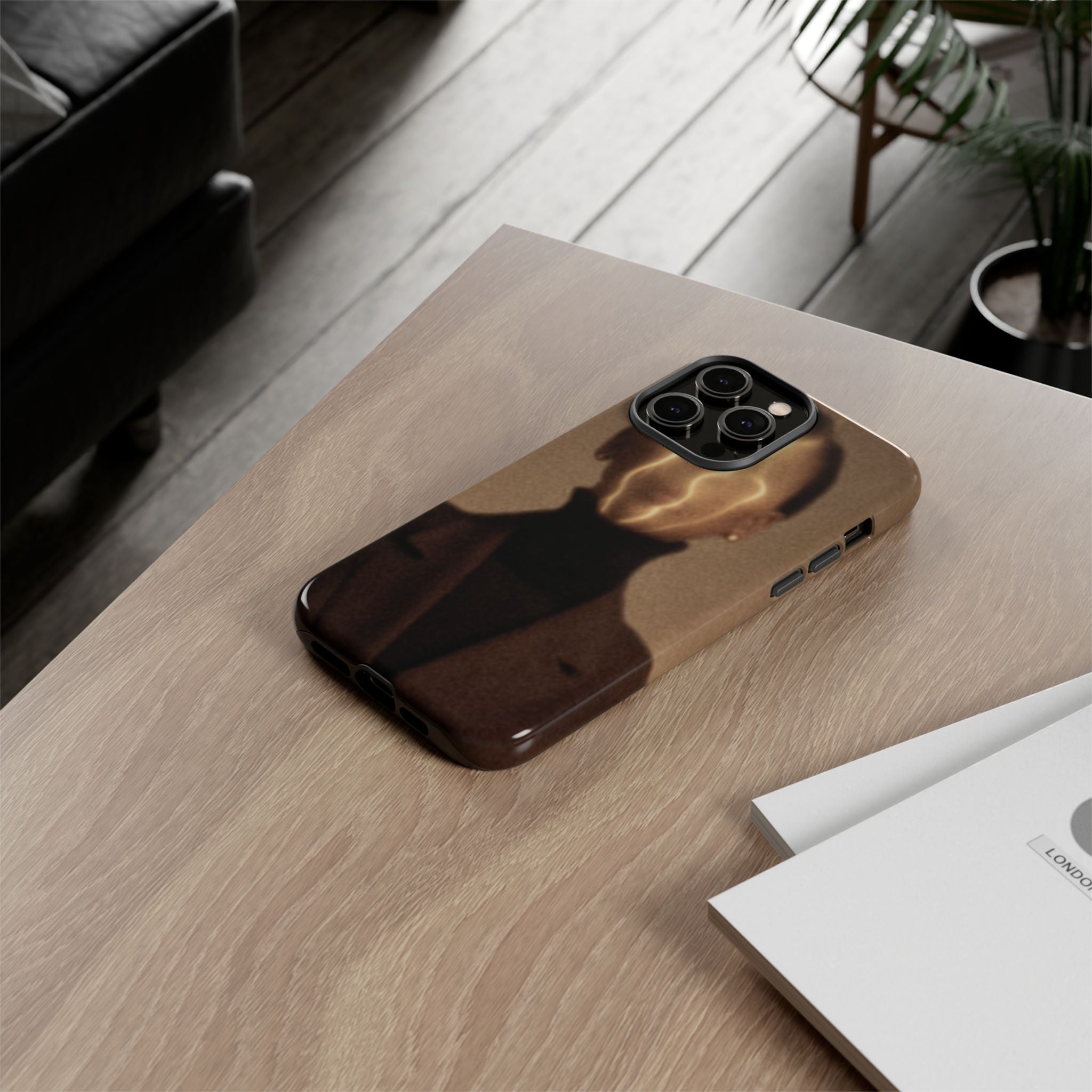 Stylish Phone Case with Artistic Design, Fashion Tech Accessory, Tough Cases