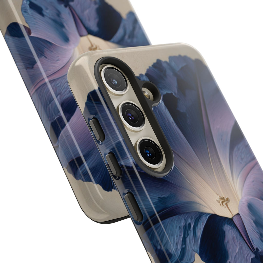 Floral Phone Case, Tough Cases with Purple Flower Design, Phone Accessories