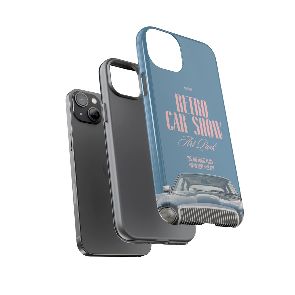 Retro Car Show Phone Case — Vintage Classic Auto Design
