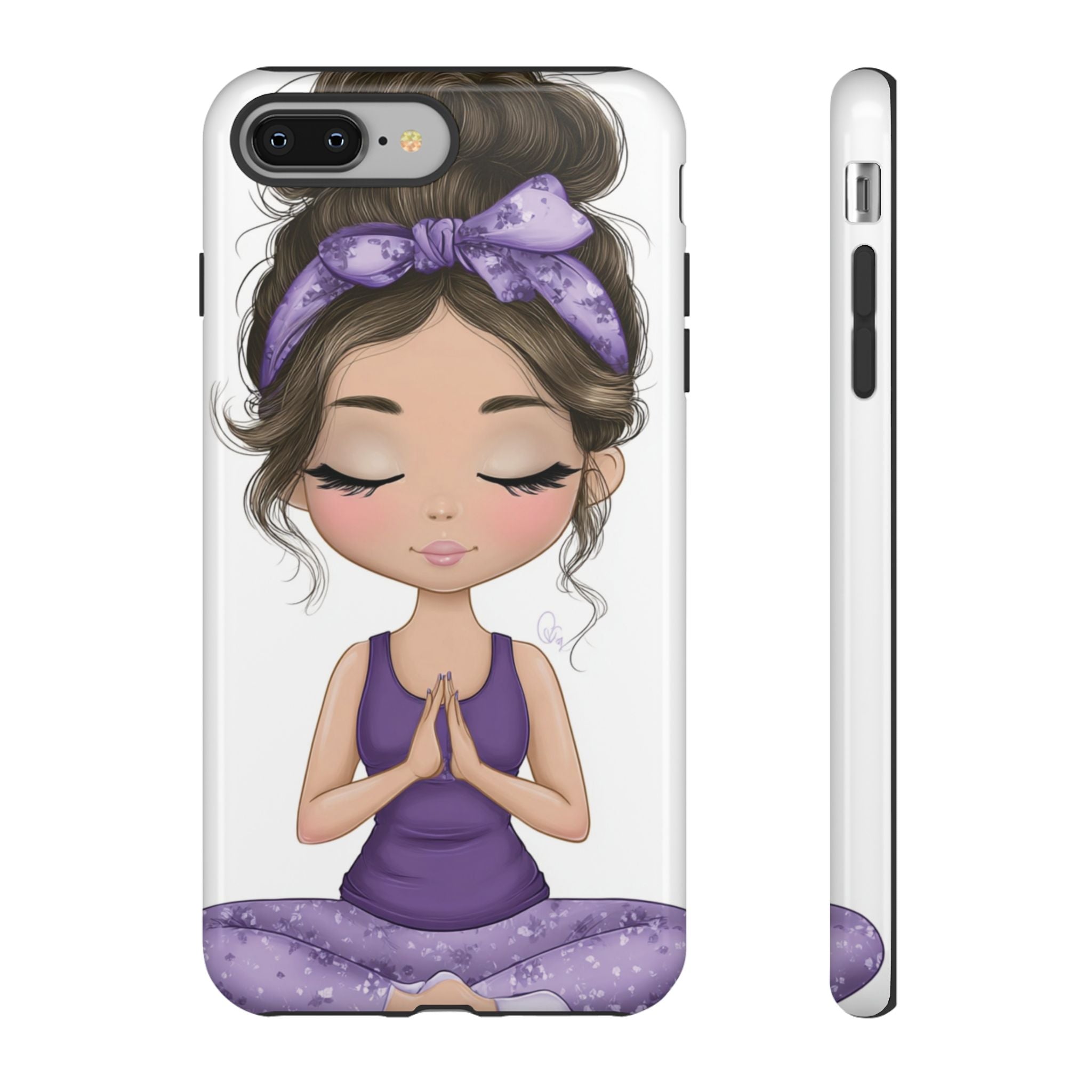 Yoga Phone Case for Mindfulness Gift for Yogis, Meditation Accessory, Zen Vibe