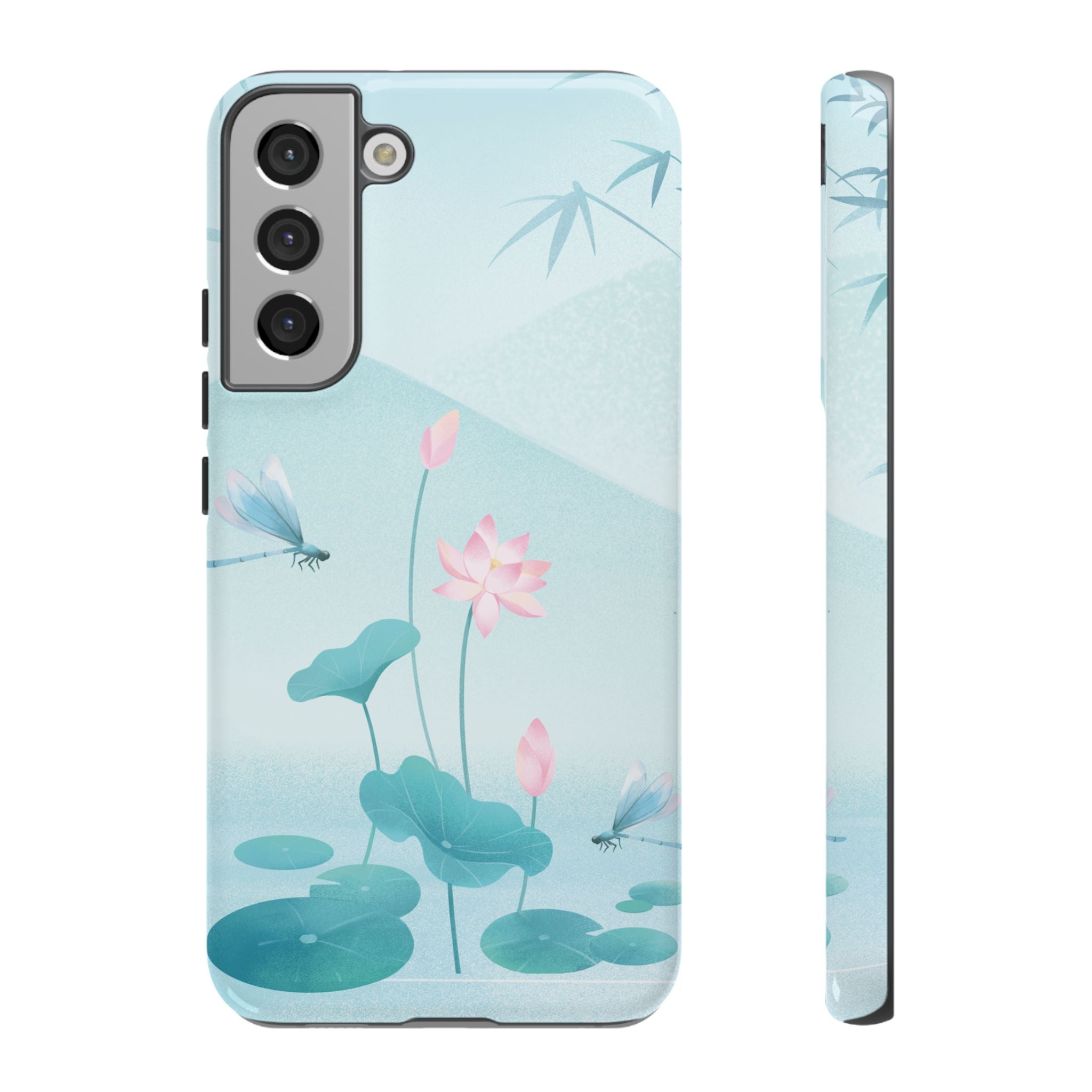 Lotus Pond Phone Case — Serene Floral iPhone Protective Cover