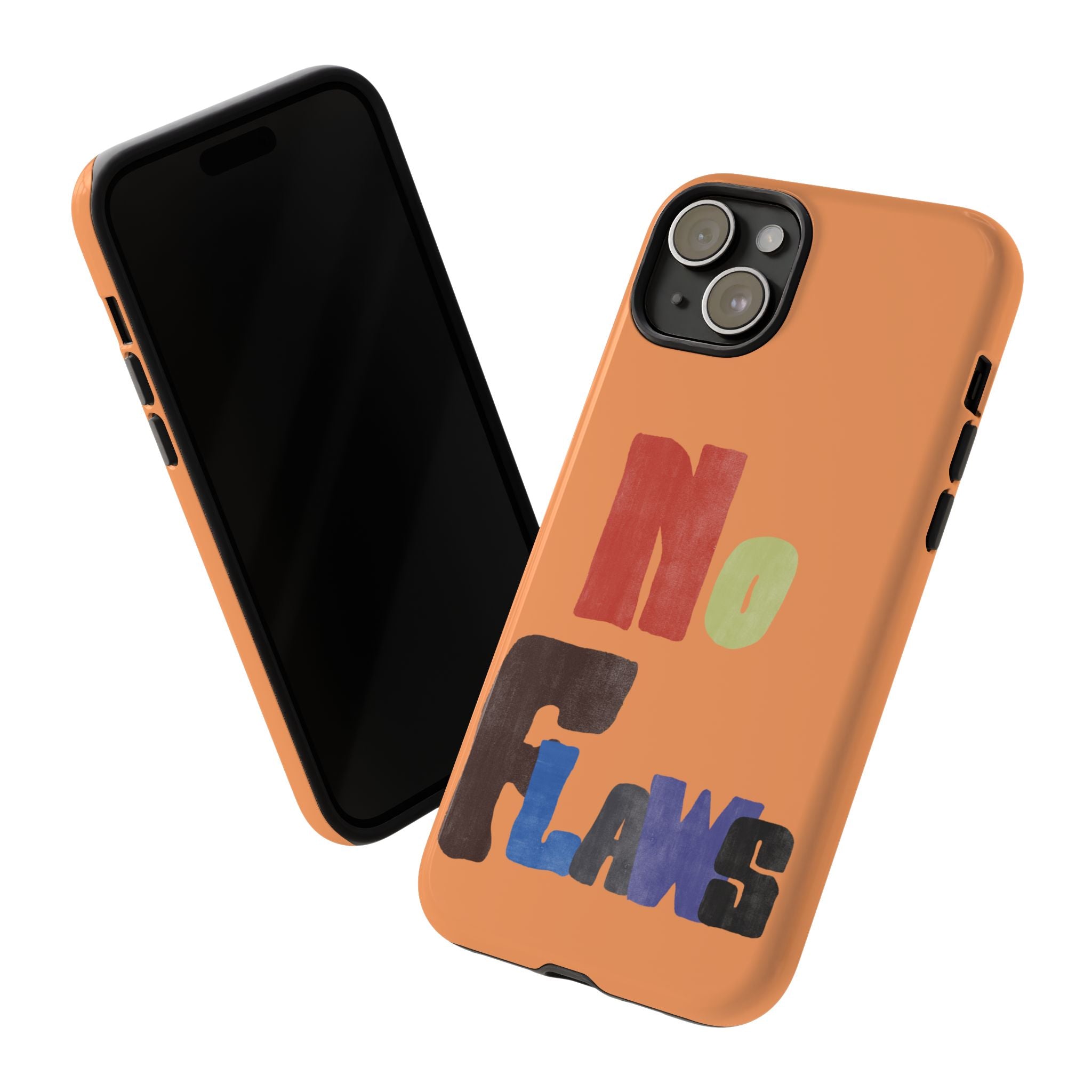 "No Flaws" Retro Hand-Lettered Protective Cover