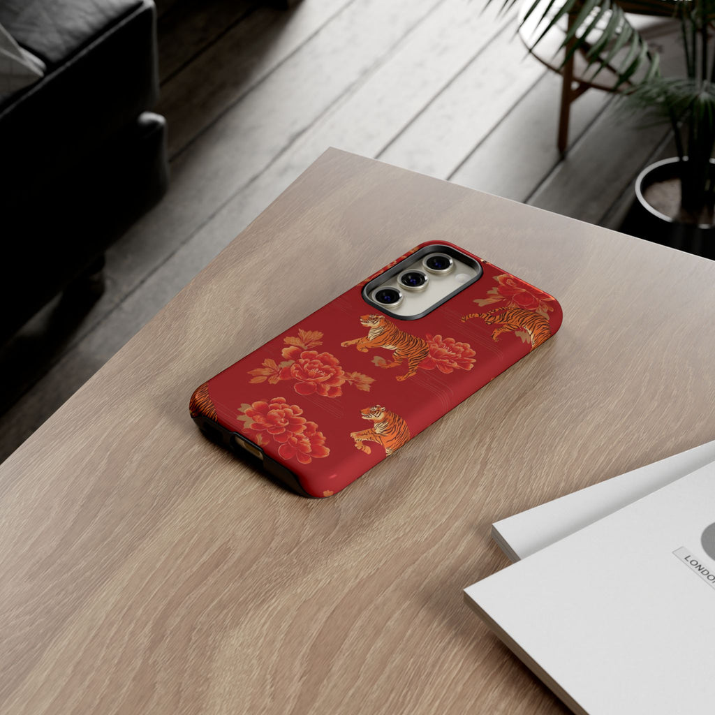 Bold Tiger Phone Case, Wild Animal Lover Gift, Stylish Phone Cover