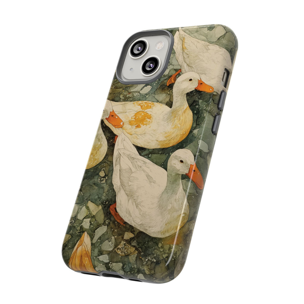 Duck-Themed Phone Case, Quirky Phone Cover, Nature Lover Gift