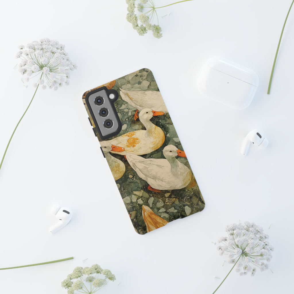 Duck-Themed Phone Case, Quirky Phone Cover, Nature Lover Gift