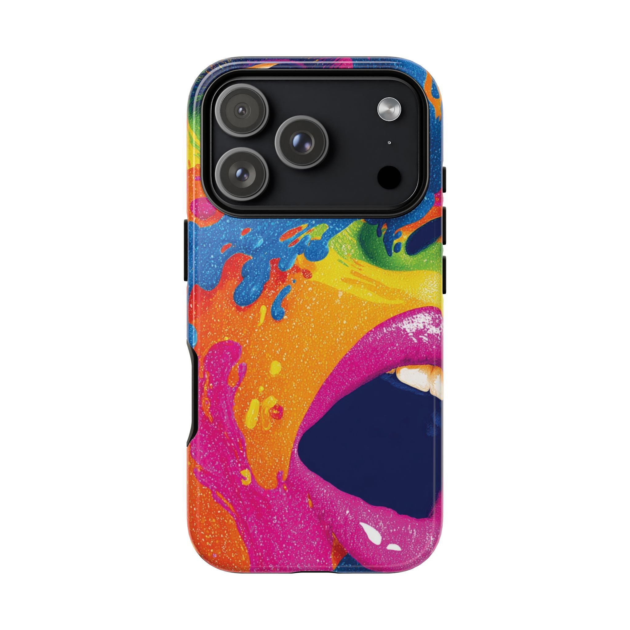 Lover, Colorful Phone Cover, Unique Gift for Artists, Fun Tech Accessory