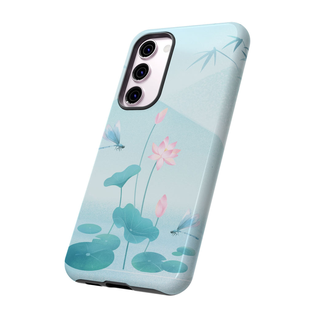 Lotus Pond Phone Case — Serene Floral iPhone Protective Cover