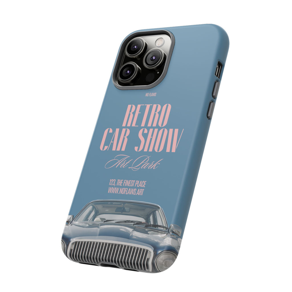 Retro Car Show Phone Case — Vintage Classic Auto Design
